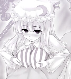Rating: Explicit Score: 0 Tags: blush bonnet breast_squeeze breasts erect_nipples female frills huge_breasts long_hair male monochrome nipples paizuri paizuri_over_clothes patchouli_knowledge penis rule34 saliva saliva_trail straight striped touhou uni8 User: bunchy7s