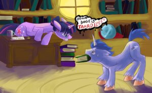 Rating: Safe Score: 0 Tags: 2013 absurd_res bodily_fluids book container cup cutie_mark duo e621 english_text equid equine eyewear fauxsquared female feral friendship_is_magic fur glasses hair hasbro hi_res horn inside male mammal mouth_hold multicolored_hair my_little_pony mythological_creature mythological_equine mythology purple_body purple_eyes purple_fur purple_hair quadruped sweat sweatdrop tail text twilight_sparkle_(mlp) two_tone_hair unicorn User: bunchy7s