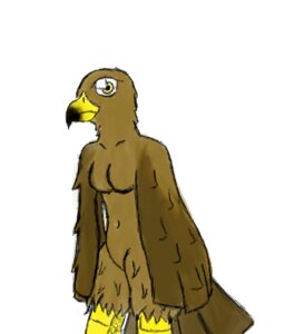 Rating: Questionable Score: 0 Tags: accipitrid accipitriform amber_eyes anthro avian beak biped bird breasts brown_body brown_feathers e621 eagle feathered_wings feathers female golden_eagle looking_at_viewer low_res naturally_censored navel non-mammal_breasts nude shocked simple_background solo standing telem true_eagle white_background winged_arms wings yellow_eyes User: bunchy7s