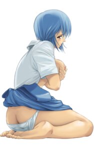 Rating: Explicit Score: 0 Tags: ass barefoot blue_hair breasts clothing feet female kneeling large_breasts mine_(peak) neon_genesis_evangelion panties posing red_eyes rei_ayanami rule34 school_uniform short_hair simple_background skirt toes white_background User: bunchy7s