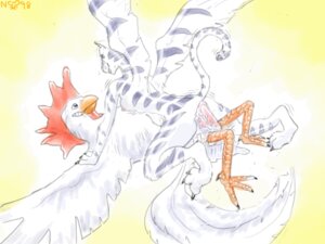 Rating: Explicit Score: 0 Tags: 1998 4:3 anthro avian beak bird bodily_fluids breasts chicken cum cum_inside duo e621 erection excessive_cum excessive_genital_fluids eye_contact feathers felid female female_on_top female_penetrated from_front_position galliform genital_fluids genitals hybrid interspecies leaking looking_at_another lying male male/female male_on_bottom male_penetrating male_penetrating_female mammal nude on_back on_bottom on_top orgasm penetration penis phasianid raised_tail reverse_missionary_position sex simple_background tail unknown_artist white_body white_feathers User: bunchy7s