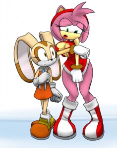 Rating: Questionable Score: 0 Tags: adult_focus amy_rose anthro big_breasts boots bottomwear breast_expansion breasts brown_eyes cleavage clothed clothing cream_the_rabbit duo e621 eulipotyphlan expansion female footwear fur gloves green_eyes hair handwear hedgehog hi_res kojiro-brushard lagomorph leporid mammal pink_body pink_fur pink_hair rabbit sega shoes skirt sonic_the_hedgehog_(series) thick_thighs thin_calves thin_legs thin_thighs torn_clothing wide_hips young User: bunchy7s