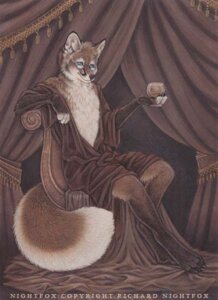 Rating: Safe Score: 0 Tags: 2008 alcohol anthro beverage biped brown_body brown_fur brown_theme canid canine canis chaise_lounge clothed clothing countershade_face countershade_tail countershade_torso countershading curtains dark_natasha detailed detailed_background diptych e621 eyewear fluffy fluffy_tail fox front_view full-length_portrait fur glasses holding_glass holding_object hybrid inner_ear_fluff leg_markings male mammal markings nightfox open_clothing open_shirt open_topwear painting_(artwork) portrait raised_arm realistic reclining robe shirt sitting socks_(marking) solo tail tassels three-quarter_view topwear traditional_media_(artwork) tuft white_body white_countershading white_fur wine wolf User: bunchy7s