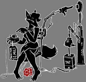 Rating: Safe Score: 0 Tags: alpha_channel anthro black_and_white canid canine dynamite e621 explosives female fox low_res machine mammal monochrome oce pushbutton red_fox robotic_arm rube_goldberg_machine simple_background solo tail tia_nay tnt transparent_background true_fox User: bunchy7s Rating: Safe Score: 0 Tags: alpha_channel anthro black_and_white canid canine dynamite e621 explosives female fox low_res machine mammal monochrome oce pushbutton red_fox robotic_arm rube_goldberg_machine simple_background solo tail tia_nay tnt transparent_background true_fox User: bunchy7s