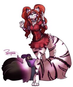 Rating: Safe Score: 0 Tags: 2013 5:6 anklet anthro artist_logo bell bottomwear clothed clothing collar digital_media_(artwork) e621 felid female hair jewelry jingle_bell logo mae_firewind mammal pantherine pigtails prancing red_clothing red_hair ribbons simple_background skirt solo stripes tail tanks_(artist) tiger white_background wristband User: bunchy7s