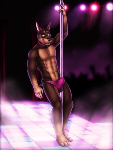 Rating: Explicit Score: 0 Tags: 3:4 abs anthro athletic biceps biped bulge canid canine canis clothed clothing countershading dancing detailed_bulge domestic_dog dream_and_nightmare e621 fur genital_outline grin hektor91 holding_fixture looking_at_viewer male mammal muscular muscular_anthro pecs penis_outline pole pole_dancing pose smile solo speedo standing stripper swimwear thong topless underwear User: bunchy7s