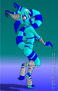 Rating: Safe Score: 0 Tags: 2012 ambiguous_gender anthro biped blue_body blue_fur blue_hair blue_markings crux digitigrade e621 fur hair looking_at_viewer markings on_one_leg paws solo standing tail tydrian wraps zhozie User: bunchy7s