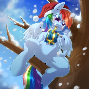 Rating: Safe Score: 0 Tags: 1:1 blue_body blue_feathers blue_fur blush christmas christmas_clothing christmas_headwear clothing conditional_dnp e621 equid equine feathered_wings feathers female friendship_is_magic fur gift hair hasbro hat headgear headwear holidays looking_down mammal multicolored_hair my_little_pony mythological_creature mythological_equine mythology outside oze pegasus plant pom_hat purple_eyes rainbow_dash_(mlp) rainbow_hair santa_hat sky snow snowing solo tree wings User: bunchy7s