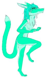 Rating: Safe Score: 0 Tags: 5_fingers absurd_res anthro biped blue_hair chest_tuft dancing dipstick_ears dipstick_tail e621 ear_markings feet fingers fur green_body green_fur hair hi_res long_ears long_hair long_tail male markings multicolored_ears multicolored_hair multicolored_tail nude on_one_leg purple_promise raised_leg side_view simple_background smile solo standing tail tail_markings tuft white_background white_hair User: bunchy7s
