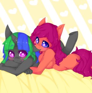 Rating: Questionable Score: 0 Tags: 2013 absurd_res anthro anthrofied berry_treat big_breasts blush breasts cuddling duo e621 equid equine fan_character female hair hasbro hi_res hooves horn looking_at_viewer mammal multicolored_hair my_little_pony mythological_creature mythological_equine mythology pink_hair punipaws unicorn User: bunchy7s