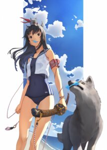 Rating: Safe Score: 0 Tags: ambiguous_gender canid canine canis clothing dessert duo e621 female feral food hi_res human ice_cream jun_nasa katana mammal melee_weapon one-piece_swimsuit quadruped school_swimsuit swimwear sword tail weapon wolf young young_ambiguous young_feral User: bunchy7s