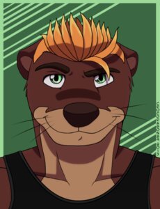 Rating: Safe Score: 0 Tags: 2013 anthro brown_body brown_fur bust_portrait cel_shading clothed clothing collarbone crocdragon89 e621 front_view fur green_background green_eyes hair looking_at_viewer male mammal mustelid nicholas_(crocdragon89) orange_hair otter portrait shaded shirt short_hair simple_background smile solo tank_top topwear User: bunchy7s