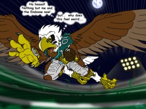 Rating: Safe Score: 0 Tags: 2012 4:3 4_toes accipitrid accipitriform american_football anisodactyl anthro avian avian_feet bald_eagle ball beak bird bottomwear catmonkshiro claws clothing e621 eagle eye_black feathered_wings feathers feet field footwear gloves gridiron_ball handwear holding_ball holding_object legwear male moon nfl night outside pheagle philadelphia_eagles san_francisco_49ers sea_eagle shirt shorts socks solo sport stadium swoop_(philadelphia_eagles) talons toes topwear transformation wings User: bunchy7s