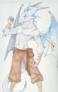 Rating: Safe Score: 0 Tags: anthro clothed clothing dragon e621 horn male membrane_(anatomy) membranous_wings mythological_creature mythological_scalie mythology scalie simple_background solo tail topless tsukinoyagami white_background wings User: bunchy7s