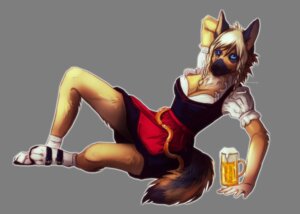 Rating: Safe Score: 0 Tags: alpha_channel anthro blonde_hair blue_eyes brown_body brown_fur canid canine canis domestic_dog e621 female fur hair looking_at_viewer mammal snow-body solo watermark User: bunchy7s