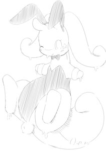 Rating: Safe Score: 0 Tags: blush bunny_costume clothing costume dragon e621 female feral gastropod generation_6_pokemon goodra mollusk monochrome mythological_creature mythological_scalie mythology nintendo one_eye_closed pokemon pokemon_(species) scalie slime solo tail thick_tail unknown_artist wink User: bunchy7s