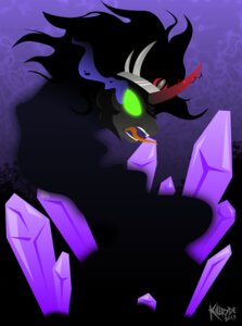 Rating: Safe Score: 0 Tags: 2013 black_hair crown crystal e621 equid equine eye_mist fangs friendship_is_magic glowing glowing_eyes green_eyes hair hasbro headgear hi_res horn killryde king_sombra_(mlp) magic male mammal my_little_pony mythological_creature mythological_equine mythology shadow solo sparks teeth tongue tongue_out unicorn User: bunchy7s