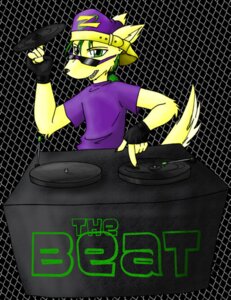 Rating: Safe Score: 0 Tags: anthro canid canine canis disc_jockey domestic_dog e621 eyewear fox_lee godzuki green_eyes green_hair hair long_hair looking_at_viewer male mammal record_player smile solo sunglasses tail wolf zuki User: bunchy7s