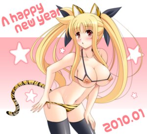 Rating: Explicit Score: 0 Tags: 1girls 2010 animal_ears bikini blonde_hair blush breasts clothes erect_nipples fate_testarossa female hair large_breasts lyrical_nanoha mahou_shoujo_lyrical_nanoha mahou_shoujo_lyrical_nanoha_strikers micro_bikini narutaki_shin new_year new_year_2010 nipples red_eyes rule34 see-through solo star swimsuit tail thighhighs tied_hair tiger_ears tiger_print tiger_tail twintails User: bunchy7s