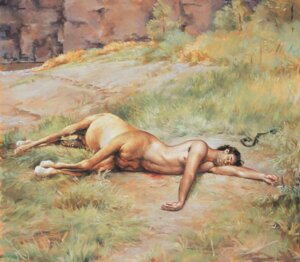 Rating: Explicit Score: 0 Tags: animal_genitalia blood bodily_fluids centaur e621 equid equid_taur equine european_mythology fully_sheathed genitals grass greek_mythology hooves humanoid_taur male mammal mammal_taur mythology nude painting_(object) peter_churcher plant quadruped sheath solo taur unconscious wounded User: bunchy7s