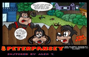 Rating: Explicit Score: 0 Tags: anthro comic dialogue disney english_text furry goof_tramp goof_troop goofy goofy_(disney) male male_only max_goof peter_pansey pj pj_(goof_troop) rule34 speech_bubble text User: bunchy7s