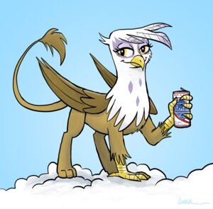 Rating: Safe Score: 0 Tags: 2012 avian beak beverage beverage_can brown_body brown_feathers brown_fur cloud dana_simpson e621 english_text feathered_wings feathers female feral food friendship_is_magic fur gilda_(mlp) gryphon hasbro looking_at_viewer my_little_pony mythological_avian mythological_creature mythology on_cloud outside purple_body purple_feathers sky smile solo tail text white_body white_feathers wings yellow_eyes User: bunchy7s