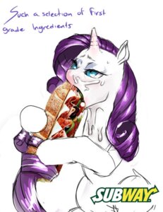 Rating: Questionable Score: 0 Tags: 2012 blue_eyes censored digital_media_(artwork) e621 eating english_text equid equine female feral food food_censorship food_fetish food_play friendship_is_magic hair hasbro horn long_hair mammal meme mixed_media my_little_pony mythological_creature mythological_equine mythology ottanta photography_(artwork) purple_hair rarity_(mlp) sandwich_(food) sandwich_censorship solo submarine_sandwich subway_(restaurant) text unicorn User: bunchy7s