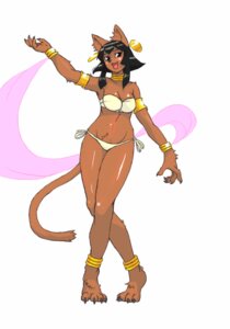 Rating: Safe Score: 0 Tags: 2007 anklet anthro armlet bandeau bikini black_eyes black_hair blush bracelet breasts brown_body brown_fur choker claws clothed clothing dancing digital_media_(artwork) domestic_cat e621 ear_piercing felid feline felis female fur hair harem harem_outfit jewelry kemonon mammal necklace oekaki piercing pose side-tie_bikini simple_background skimpy solo string_bikini swimwear tail toe_claws topwear two-piece_swimsuit white_background white_bikini white_clothing white_swimwear wide_hips User: bunchy7s