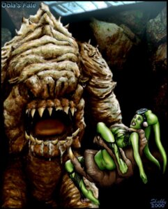 Rating: Explicit Score: 0 Tags: 2000 barefoot carrying carrying_partner crying crying_with_eyes_open feet female feral fishnet fishnet_bodysuit genitals green_skin holding imminent_rape imminent_sex interspecies jabba's_palace monster oola pussy rancor rancor_pit return_of_the_jedi rule34 sad shabby_blue shaved_pussy slave star_wars tatooine tears torn_clothes twi'lek User: bunchy7s