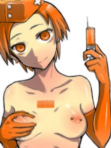 Rating: Explicit Score: 0 Tags: barcode barcode_tattoo breasts elbow_gloves em em_(totsuzen_no_hakike) female gloves inverted_nipples latex latex_gloves needle nipple_piercing nipples nurse piercing pointy_chin rule34 syringe topless User: bunchy7s