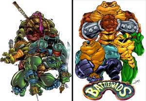 Rating: Safe Score: 0 Tags: abs amphibian anthro armor battletoads belt biceps clothing crossover donatello_(tmnt) e621 eyewear flexing frog gloves group handwear katana leonardo_(tmnt) male mask melee_weapon michelangelo_(tmnt) muscular nunchaku pecs pimple_(battletoads) polearm pose raphael_(tmnt) rareware rash_(battletoads) reptile sai_(weapon) scalie staff sunglasses sword teenage_mutant_ninja_turtles thiagozero toad_(frog) turtle weapon zitz_(battletoads) User: bunchy7s