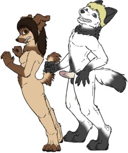 Rating: Explicit Score: 0 Tags: 2010 against_wall anthro breasts canine female from_behind fur furry leverpuller male nude penis raised_tail rule34 sex sideboob straight tail tail_grab User: bunchy7s
