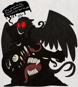 Rating: Questionable Score: 0 Tags: belly_mouth black_body bodily_fluids bonding clothing cryptid digital_media_(artwork) e621 evil_grin eyeball feathered_wings feathers flying_sweatdrops glowing glowing_eyes group hat hatman headgear headwear lol_comments long_tongue male monster mothman nightmare_fuel ominous red_eyes shadow sharp_teeth smile sweat sweatdrop teeth tongue top_hat vonderdevil wings User: bunchy7s