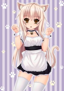 Rating: Safe Score: 0 Tags: :o accessory animal_humanoid begging begging_pose bell bell_collar blonde_hair cat_humanoid clothing collar collarbone digital_media_(artwork) domestic_cat e621 felid felid_humanoid feline feline_humanoid felis female footprint footwear frilly garter hair humanoid legwear long_hair looking_at_viewer maid_uniform mammal mammal_humanoid morimon neck_garter open_mouth pattern_background paw_pose pawprint portrait pose shirt_cuffs short_sleeves simple_background socks solo striped_background stripes thigh_highs thigh_socks three-quarter_portrait uniform white_clothing white_legwear yellow_eyes User: bunchy7s