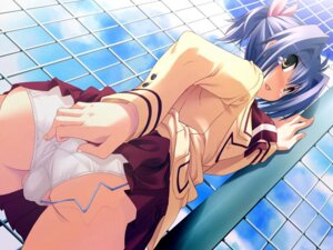 Rating: Explicit Score: 0 Tags: adjusting_panties against_fence against_wall ass blue_hair blush clothed_masturbation clothing cloud discreet_vibrator dutch_angle exhibitionism female from_below game_cg hair_ribbon harukazedori_ni_tomarigi_wo kaneda_akiho looking_back masturbation open_mouth panties ponytail public_vibrator purple_hair ribbon rule34 school_uniform silver_eyes skirt skirt_lift sky solo tear tied_hair tougarashi_hideyu tsurugi_hagane vibrator vibrator_under_clothes vibrator_under_panties white_panties User: bunchy7s