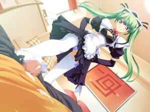 Rating: Explicit Score: 0 Tags: blush breasts censored cleavage cum dutch_angle elbow_gloves emupii_maid_promotion_master feet female femdom footjob footjob_with_legwear game_cg gloves green_hair hands_on_hips homura_yukine long_hair looking_down maid male naughty_face panties pantyshot pantyshot_(standing) penis pov rule34 smile standing standing_footjob tamahiyo thighhighs tied_hair twintails underwear white_legwear white_thighhighs User: bunchy7s
