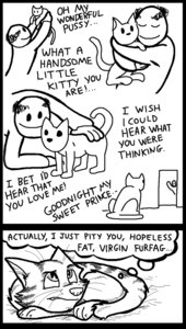 Rating: Safe Score: 0 Tags: black_and_white comic commentary dialogue digital_drawing_(artwork) digital_media_(artwork) domestic_cat duo e621 english_text felid feline felis feral five_frame_image human line_art male mammal monochrome quadruped simple_background tail text tirrel white_background User: bunchy7s Rating: Safe Score: 0 Tags: black_and_white comic commentary dialogue digital_drawing_(artwork) digital_media_(artwork) domestic_cat duo e621 english_text felid feline felis feral five_frame_image human line_art male mammal monochrome quadruped simple_background tail text tirrel white_background User: bunchy7s