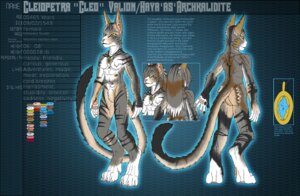 Rating: Safe Score: 0 Tags: anthro blue_background cleiopetra_valion color_swatch digital_media_(artwork) digitigrade e621 felid female frostwyrm102 full-length_portrait hi_res lore mammal model_sheet pattern_background portrait simple_background solo standing tail User: bunchy7s