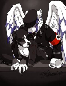 Rating: Explicit Score: 0 Tags: anal anal_penetration anthro blood bodily_fluids canid canine canis clothing cosplay domestic_dog duo e621 feathered_wings feathers from_behind_position fur male male/male male_penetrated male_penetrating male_penetrating_male mammal nazi penetration sex swastika uniform white_body white_feathers white_fur wings wolf xanderiffic User: bunchy7s Rating: Explicit Score: 0 Tags: anal anal_penetration anthro blood bodily_fluids canid canine canis clothing cosplay domestic_dog duo e621 feathered_wings feathers from_behind_position fur male male/male male_penetrated male_penetrating male_penetrating_male mammal nazi penetration sex swastika uniform white_body white_feathers white_fur wings wolf xanderiffic User: bunchy7s