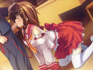 Rating: Explicit Score: 0 Tags: 1boy 1girls akisoba all_fours arupiji_gakuen brown_hair censored circus_(studio) classroom clothed collar cum cum_in_mouth detached_sleeves domination dutch_angle facial fellatio female femsub fully_clothed game_cg hand_on_head indoors kneeling kusakabe_hinata leash male maledom mosaic_censoring on_knees oral penis pet petplay rpg_gakuen rule34 school_uniform serafuku short_hair slave straight submissive submissive_female swallowing thighhighs uwabaki white_legwear white_thighhighs zettai_ryouiki User: bunchy7s