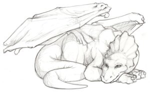 Rating: Safe Score: 0 Tags: ambiguous_gender black_and_white bone_frill dragon e621 european_mythology feral frill_(anatomy) graphite_(artwork) greyscale looking_at_viewer membrane_(anatomy) membranous_wings monochrome mythological_creature mythological_scalie mythology ouros_(character) ryoken scalie simple_background sketch solo tail traditional_media_(artwork) western_dragon white_background white_body wings User: bunchy7s