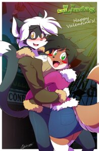 Rating: Safe Score: 0 Tags: antelope anthro black_hair blush bottomwear bovid brown_body brown_fur chalo clothed clothing domestic_cat duo e621 english_text felid feline felis female fur gazelle green_eyes hair hope_(chalo) horn hug las_lindas mammal miles_lionheart mixed_media multicolored_body multicolored_fur pants photo_background photography_(artwork) shirt skirt tail text toony topwear two_tone_body two_tone_fur white_body white_fur User: bunchy7s