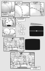 Rating: Questionable Score: 0 Tags: anatid anseriform anthro avian beach_rivalry bikini bird breasts canid canine clothed clothing comic dialogue digital_drawing_(artwork) digital_media_(artwork) duck e621 english_text female fox greyofpta greyscale group inflation jaeh male mammal monochrome skimpy swimwear text topless two-piece_swimsuit User: bunchy7s