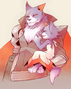 Rating: Safe Score: 0 Tags: 4:5 anthro braided_hair canid canine canis carrying_another chest_tuft child duo e621 father_(lore) female fur good_parenting hair komeitigo male mammal parent_(lore) scar tail tuft wolf young young_anthro User: bunchy7s