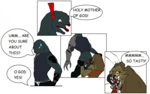 Rating: Explicit Score: 0 Tags: alien alien_only ambiguous_gender district_9 english english_text halo_(game) halo_(series) interspecies male male/ambiguous methados poleepkwa prawn_(district_9) rule34 sangheili speech_bubble User: bunchy7s