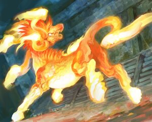 Rating: Safe Score: 0 Tags: 5:4 ambiguous_gender demon detailed detailed_background digital_media_(artwork) digital_painting_(artwork) e621 elemental_creature feral fire fire_creature flaming_hair flaming_tail full-length_portrait fur glowing glowing_eyes glowing_hooves hooves horn looking_back nude open_mouth orange_body orange_fur orange_horn painting_(artwork) portrait pseudo_hair quadruped realistic solo tail tail_tuft tuft white_hooves yellow_body yellow_eyes yellow_fur zurumuke_bakuhu User: bunchy7s