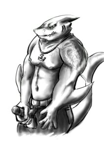 Rating: Explicit Score: 0 Tags: 2013 anthro aquatic balls belt biceps big_muscles biped blue_eyes bottomwear claws clothed clothing e621 erection fangs fin fish genitals holding_penis humanoid_genitalia humanoid_penis jewelry lowemond male masturbation monochrome muscular muscular_anthro muscular_male necklace nipples non-mammal_nipples pants pecs penile penile_masturbation penis pose shark simple_background sketch solo standing tattoo teeth topless User: bunchy7s