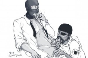 Rating: Explicit Score: 0 Tags: 2009 2boys 2d artist_signature average_sized_penis balaclava blowjob characters_valve cock_gobble cock_hungry cum_hungry cum_in_mouth dark-skinned_male dark_skin demoman_(team_fortress_2) erection exposed_chest eye_patch eyes_closed facial_hair feet_out_of_frame fellatio fingers_on_mouth giving_head going_down_on heavy_breathing holding_penis human human_male human_only kneeling_oral_position knob_polishing licking_cum licking_penis male male_only necktie open_shirt oral_sex orgasm_from_oral pants_down pecs penis rule34 spy_(team_fortress_2) sucking_off team_fortress_2 tongue tongue_out valve watch_cap white_background yaoi User: bunchy7s