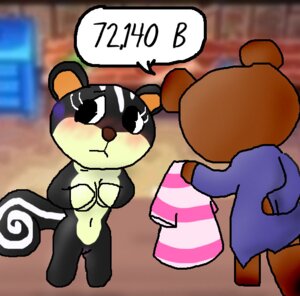 Rating: Explicit Score: 0 Tags: animal_crossing anthro artist_request black_fur blaire_(animal_crossing) breasts brown_fur female furry nintendo pussy rule34 squirrel straight_hair tanuki tom_nook year_request User: bunchy7s