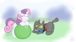 Rating: Safe Score: 0 Tags: 16:9 2012 abstract_background ball canid clothing collar diamond_dog_(mlp) duo e621 equid equine eyes_closed female feral friendship_is_magic green_eyes hasbro hi_res horn male mammal my_little_pony mythological_creature mythological_equine mythology pisumsativum pupils rover_(mlp) signature simple_background slit_pupils sweetie_belle_(mlp) tail tongue tongue_out unicorn widescreen young young_feral User: bunchy7s
